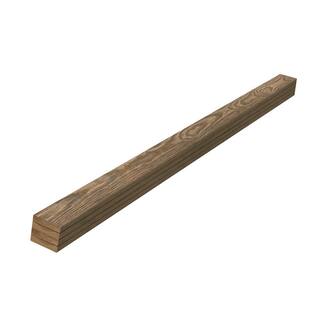 UFP-Edge 1 in. x 4 in. x 8 ft. Thermally Modified Back Country Pine Square Edge Weathered Barn Wood Boards Trim (4-Pack) 460340