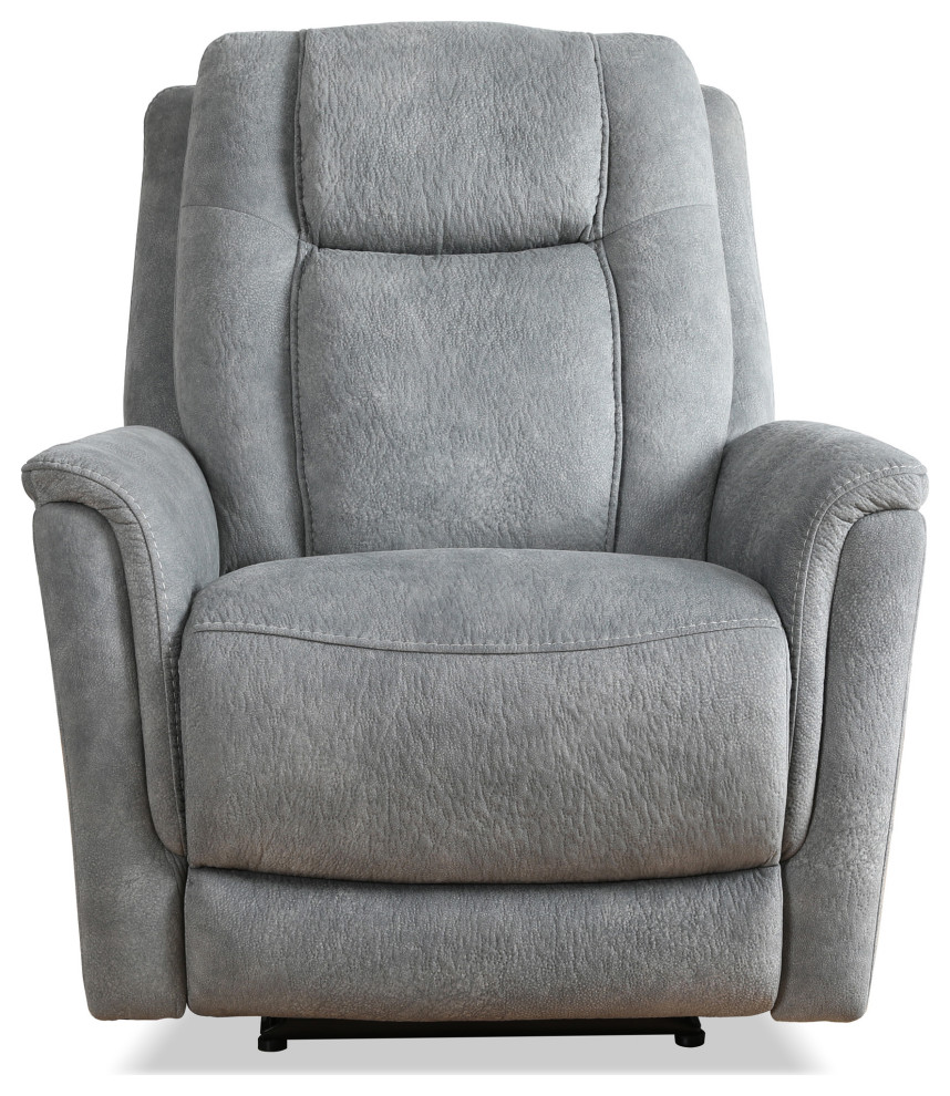 Parker Living Linus Hudson Grey Power Zero Gravity Recliner   Transitional   Recliner Chairs   by Parker House  Houzz