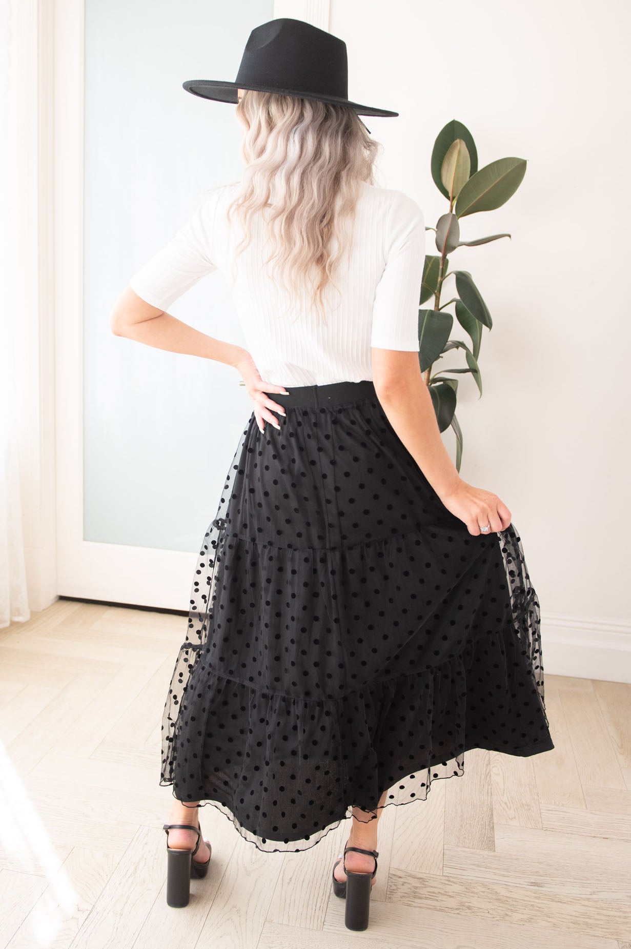 Twirling Beauty Modest Tulle Skirt