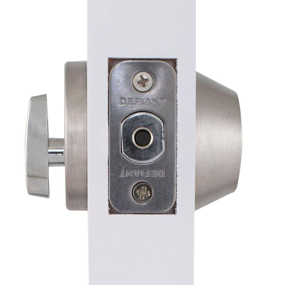 Defiant Single Cylinder Stainless Steel Deadbolt DL61