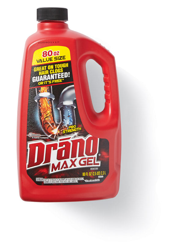 DRANO MAX GEL CLOG REMOV