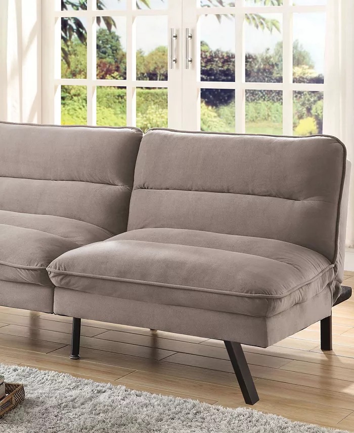 Furniture of America Cedra Upholstered Futon Sofa