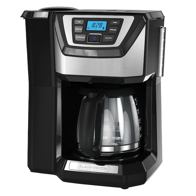 BLACK+DECKER 12-Cup Black/Stainless Residential Drip Coffee Maker， CM5000B