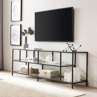 MeyerCross Winthrop 70 in. Blackened Bronze Rectangle TV Stand Fits TV's up to 80 in. TV0579