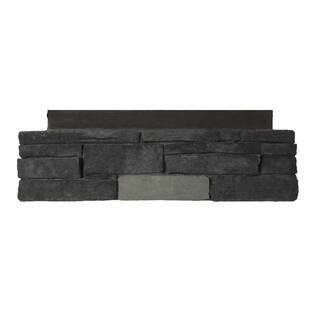 ADORN 23.5 in. x 6 in. Northern Gray Stone Veneer Siding Flats NGFLAT