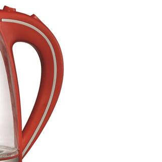 Brentwood Appliances 7-Cup Red Cordless Tempered-Glass Electric Kettle KT-1900R