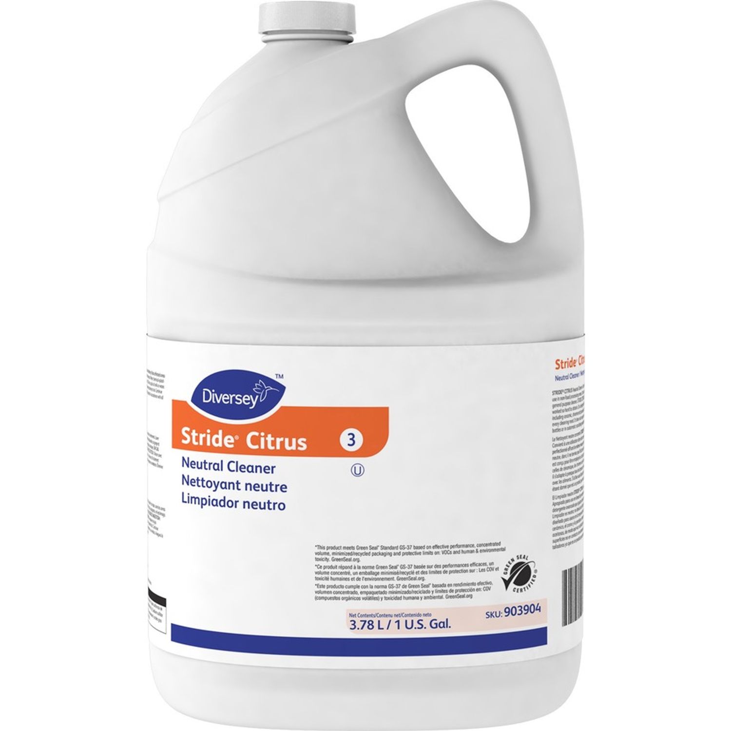 Stride Citrus Neutral Cleaner by Diversey， Inc DVO903904CT