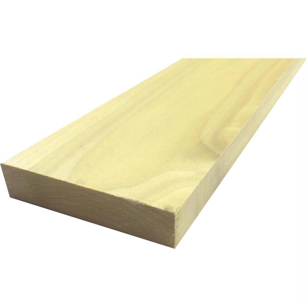 Poplar Board (Common: 1 in. x 4 in. x RL Actual: 0.75 in. x 3.5 in. x RL) 0018480