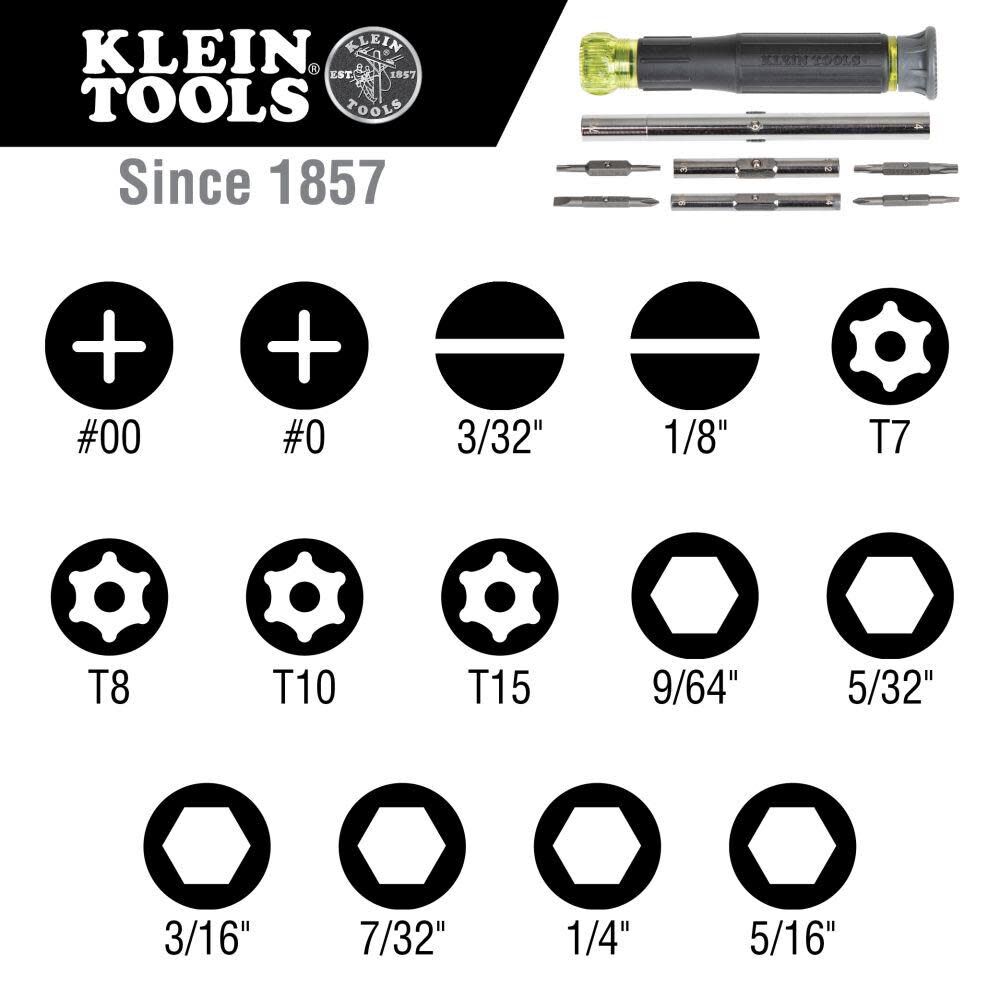 Klein Tools 14-in-1 Precision Screwdriver/Nut Driver 32314 from Klein Tools