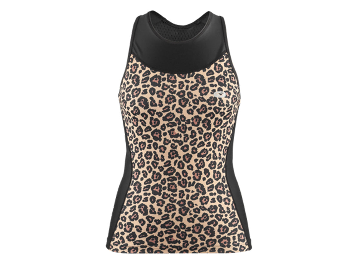 Sugoi RPM Tri Racerback Tank - Womens - Black-Leopard