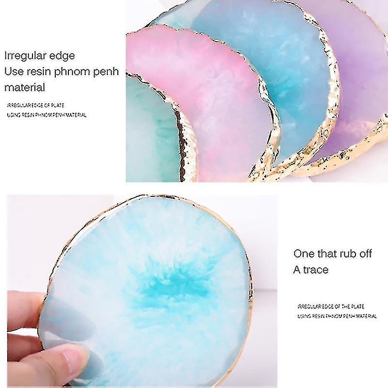 Resin Storage Painted Palette Tray / Jewelry Display Plate Necklace Ring Earrings Display