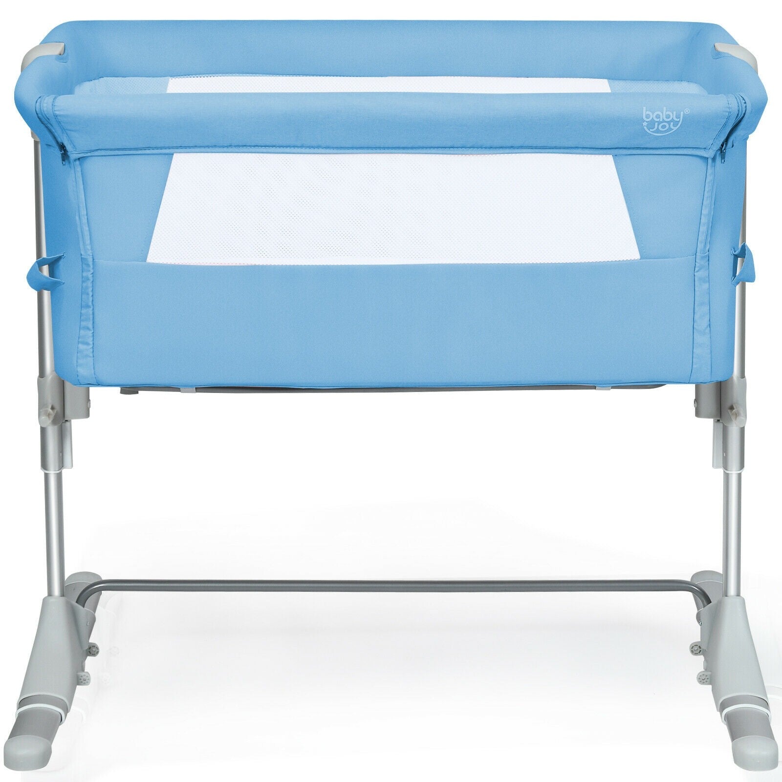 BABY JOY Baby Bedside Crib, Portable Travel Sleeper Bed Side Bassinet w/Carrying Bag