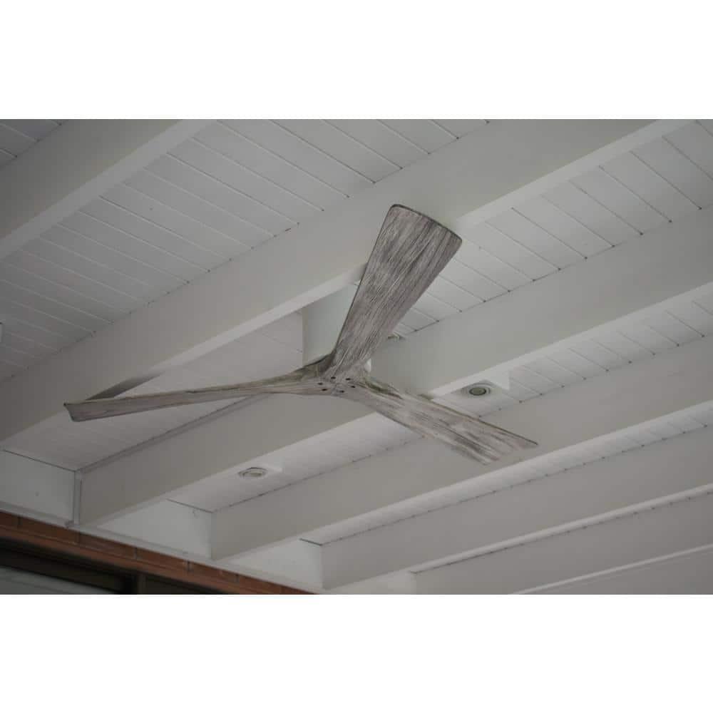 Atlas Irene 52 in IndoorOutdoor Gloss White Ceiling Fan with Remote Control and Wall Control