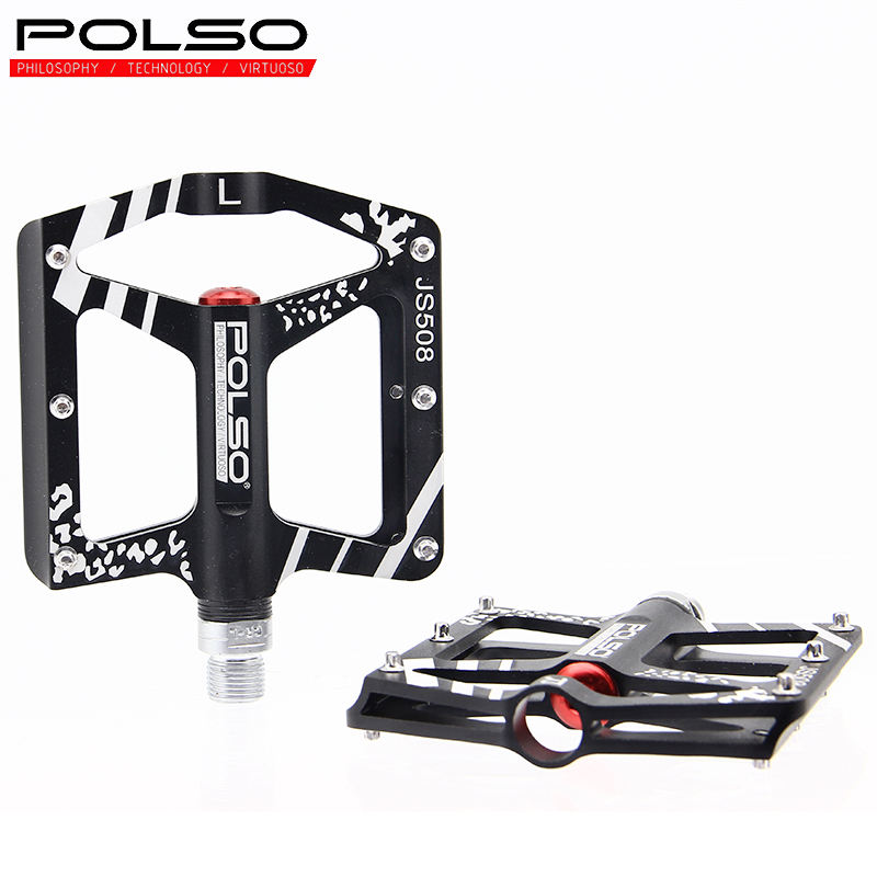 JS508 Custom Bicycle Pedals 3 Bearing Ultralight Aluminum oy Cycling Pedals Non slip Bike pedal