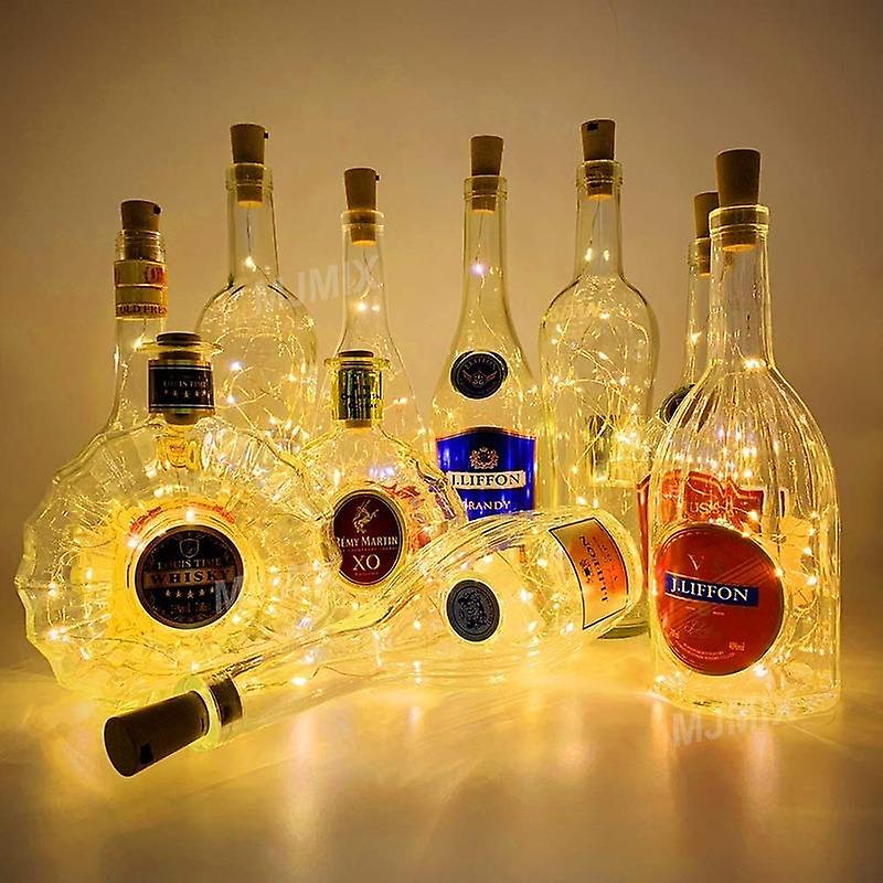 Night Lights Bottle Lights Cork Lights Wine Bottle Starry String Lights For For Diy Party Christmas Wedding Decoration