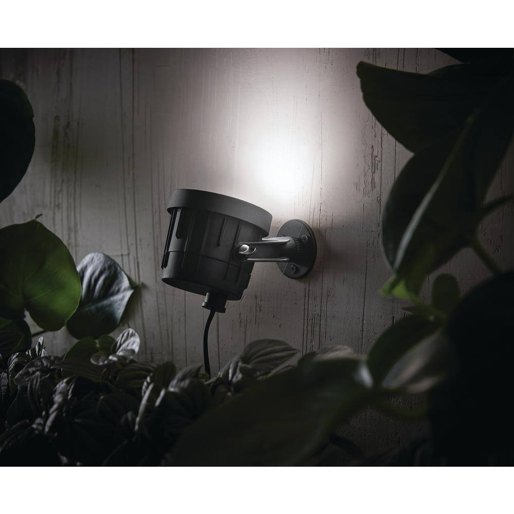 Hampton Bay Low Voltage Black LED Landscape Flood Light Powered by Hubspace L08157