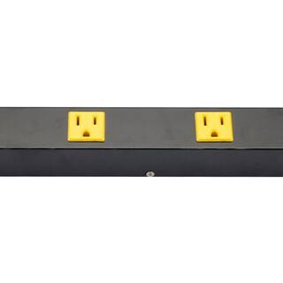 ProHT 6-Outlet Metal Spaced Power Strip with 3 ft. Cord 03200 22