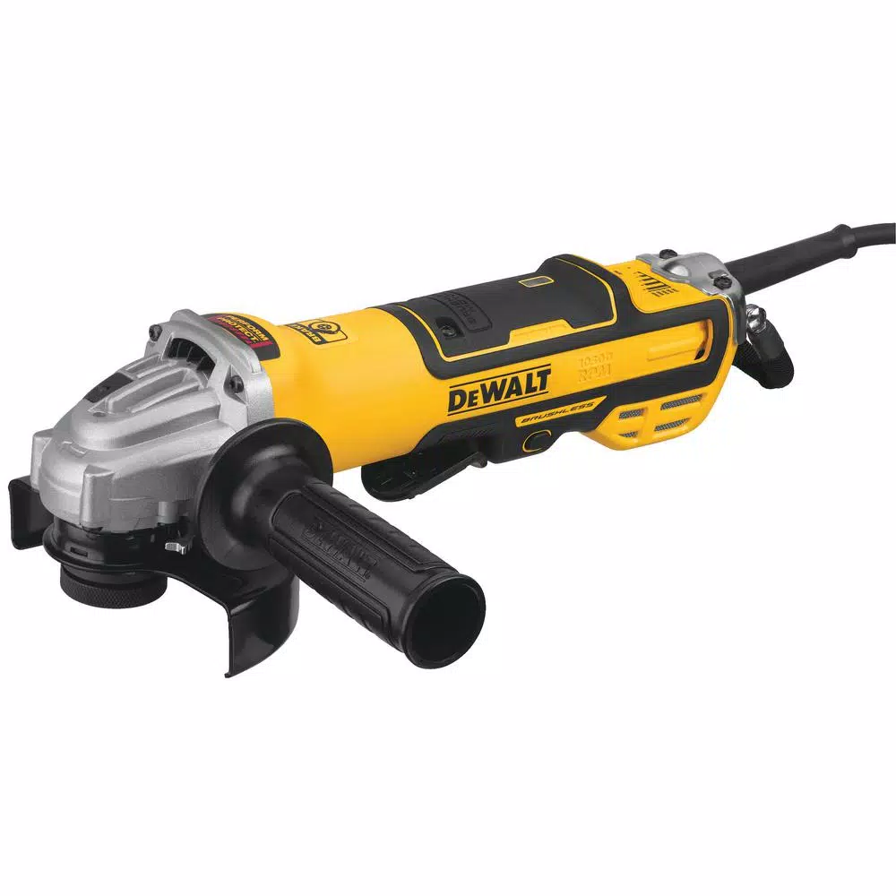 DEWALT 13 Amp Corded 5 in. Brushless Small Angle Grinder with No-Lock-On Paddle Switch and Variable Speed and#8211; XDC Depot