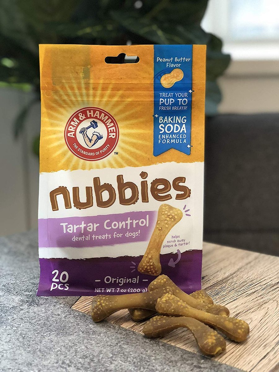 Arm and Hammer Nubbies Tartar Control Original Peanut Butter Flavor Dog Dental Chews