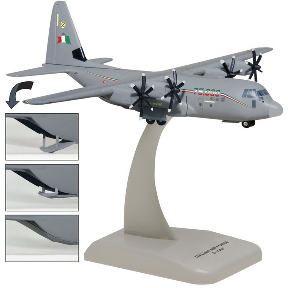 Hogan Italian Air Force C130J 1/200 W/Stand 75000 ...