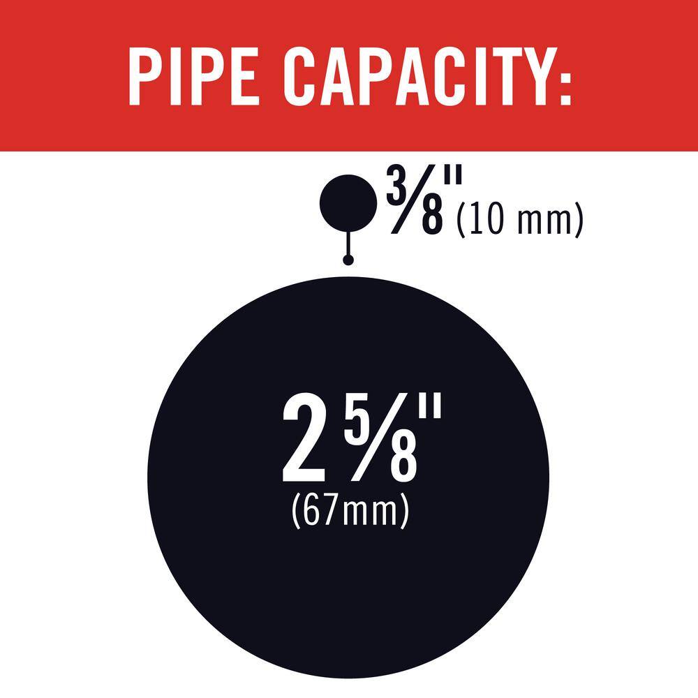 RIDGID 12 in. Spud Wrench Plumbing Pipe Tool with Smooth Narrow Jaws for 38 in. to 2-58 in. Pipe Capacity 31400