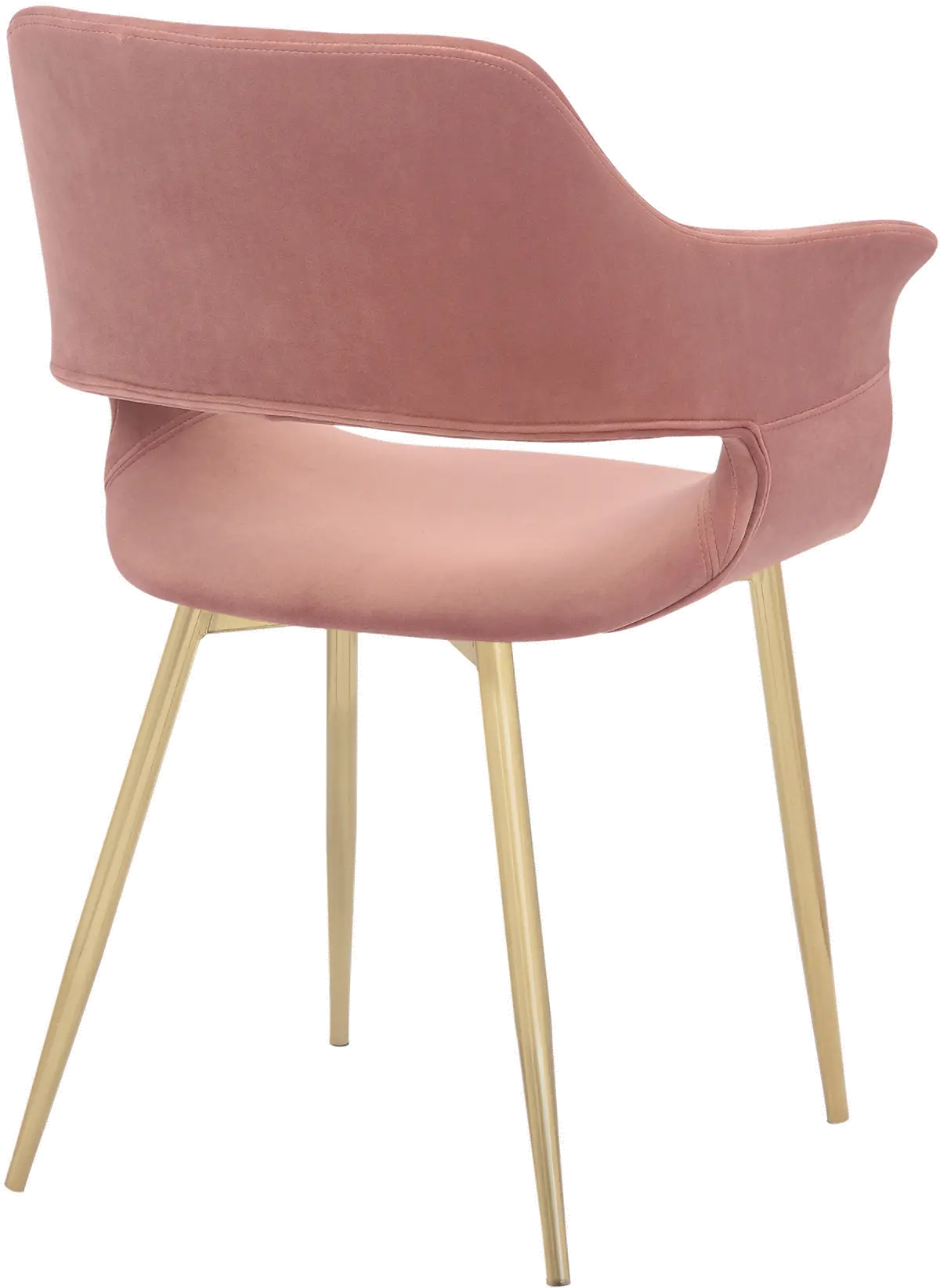 Gigi Pink Dining Room Arm Chair (Set of 2)