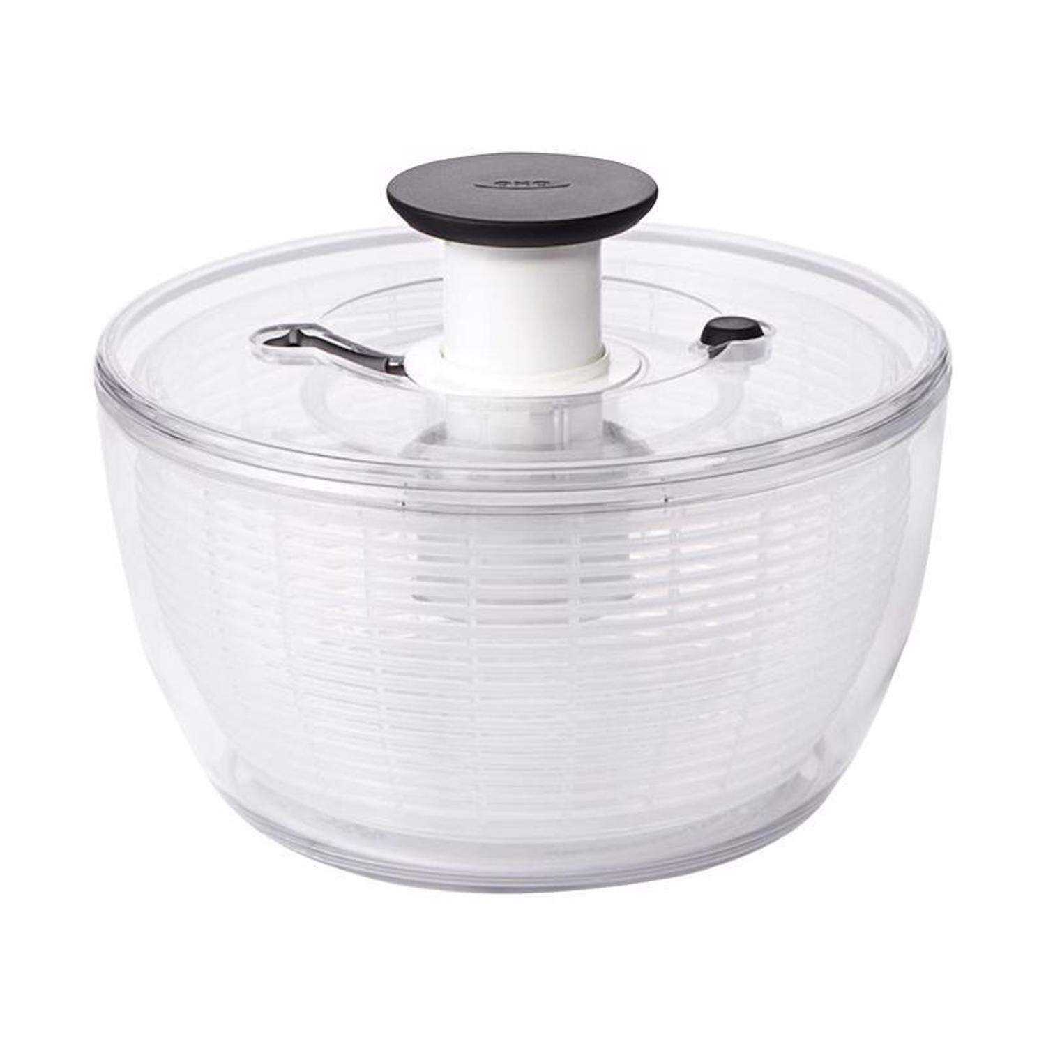 OXO Good Grips White/Clear Plastic Salad Spinner