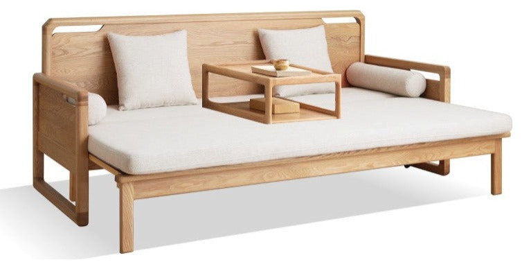 North American Solid Wood MultiFunctional Storage Sleeper Sofa   Transitional   Sleeper Sofas   by GVAwood  Houzz