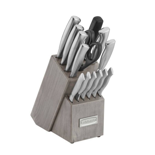 Cuisinart Classic 15pc Stainless Steel Knife Block Set C77ss 15pt