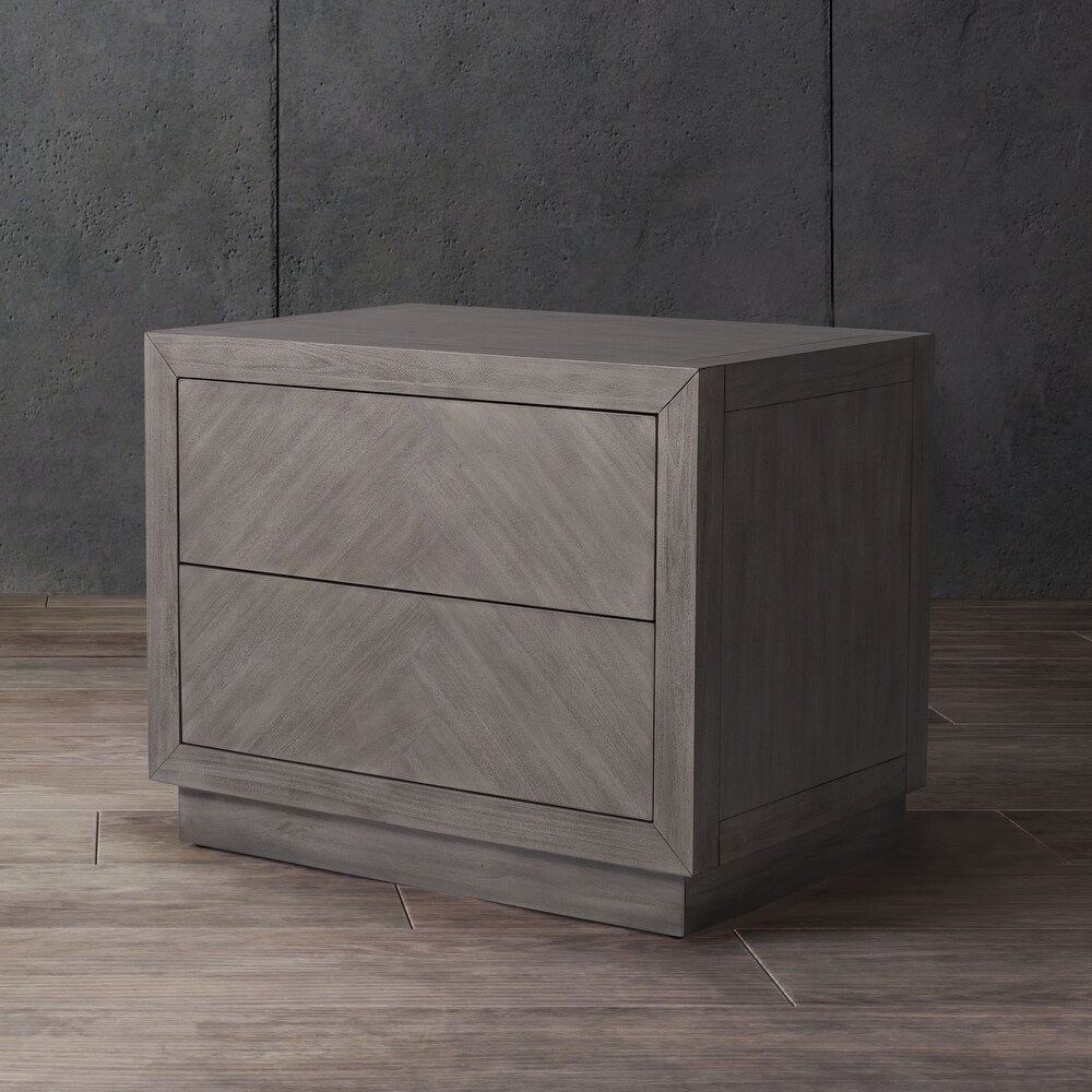 SAFAVIEH Couture Steve 2 Drawer Wood Nightstand