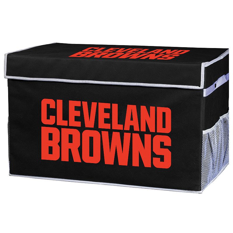 Franklin Sports Cleveland Browns Small Collapsible Footlocker Storage Bin