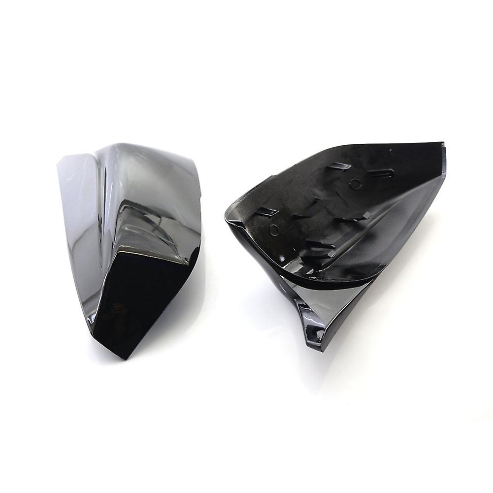 2 Pcs Car Rearview Mirror Cover For Infiniti Q50 Q50s 2014-up Infiniti Q70 2014-up Black