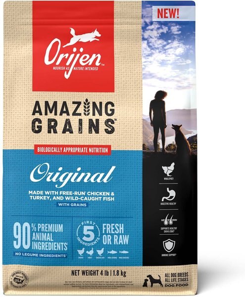 ORIJEN Amazing Grains Original Dry Dog Food