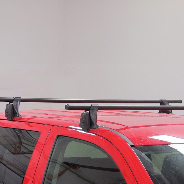 Yakima Roundbar Large 66 Inch Durable Steel Round Roof Rack System Crossbars Compatible With Streamline Towers System Black Set Of 2