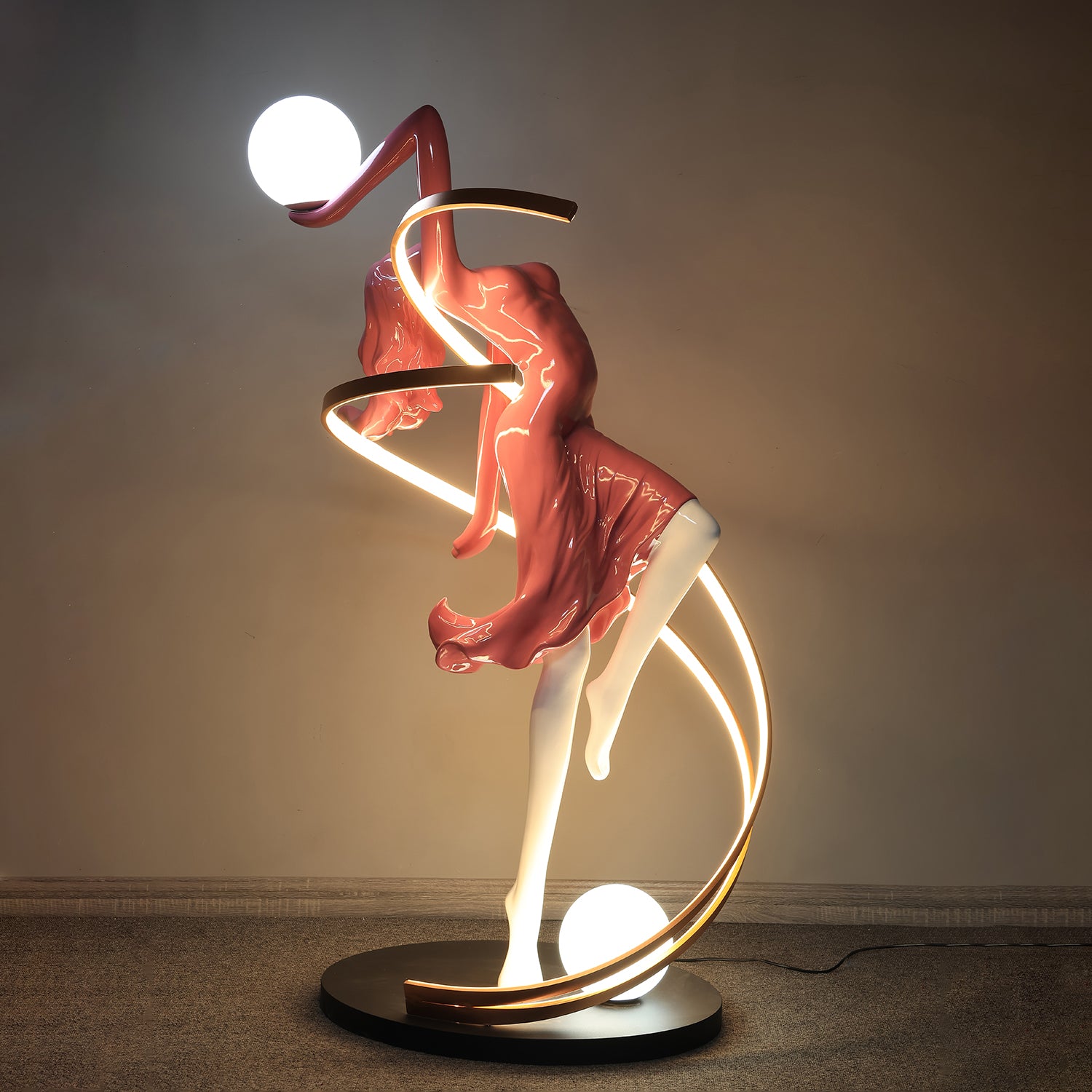 Misha Goddess Statue Floor Lamp