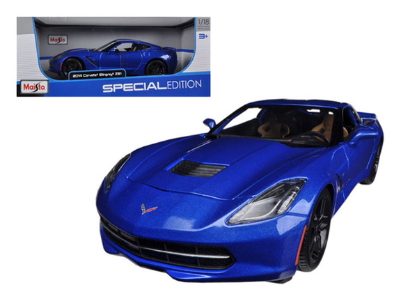 Maisto 2014 Chevrolet Corvette Stingray C7 Z51 Blu...