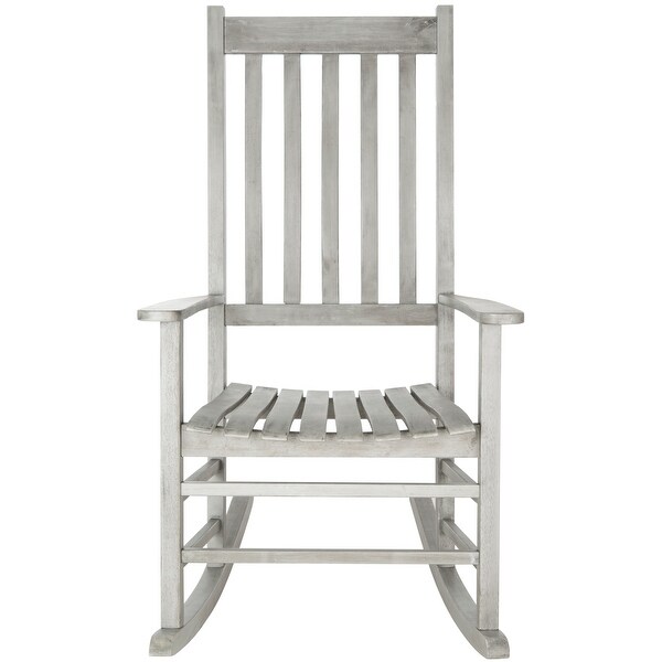 SAFAVIEH Shasta Grey Wash Acacia Wood Rocking Chair