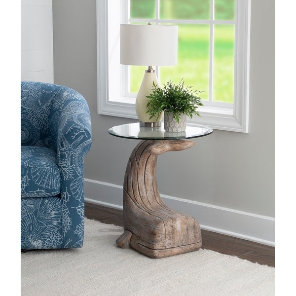 Powell Winifred Whale Side Table Driftwood