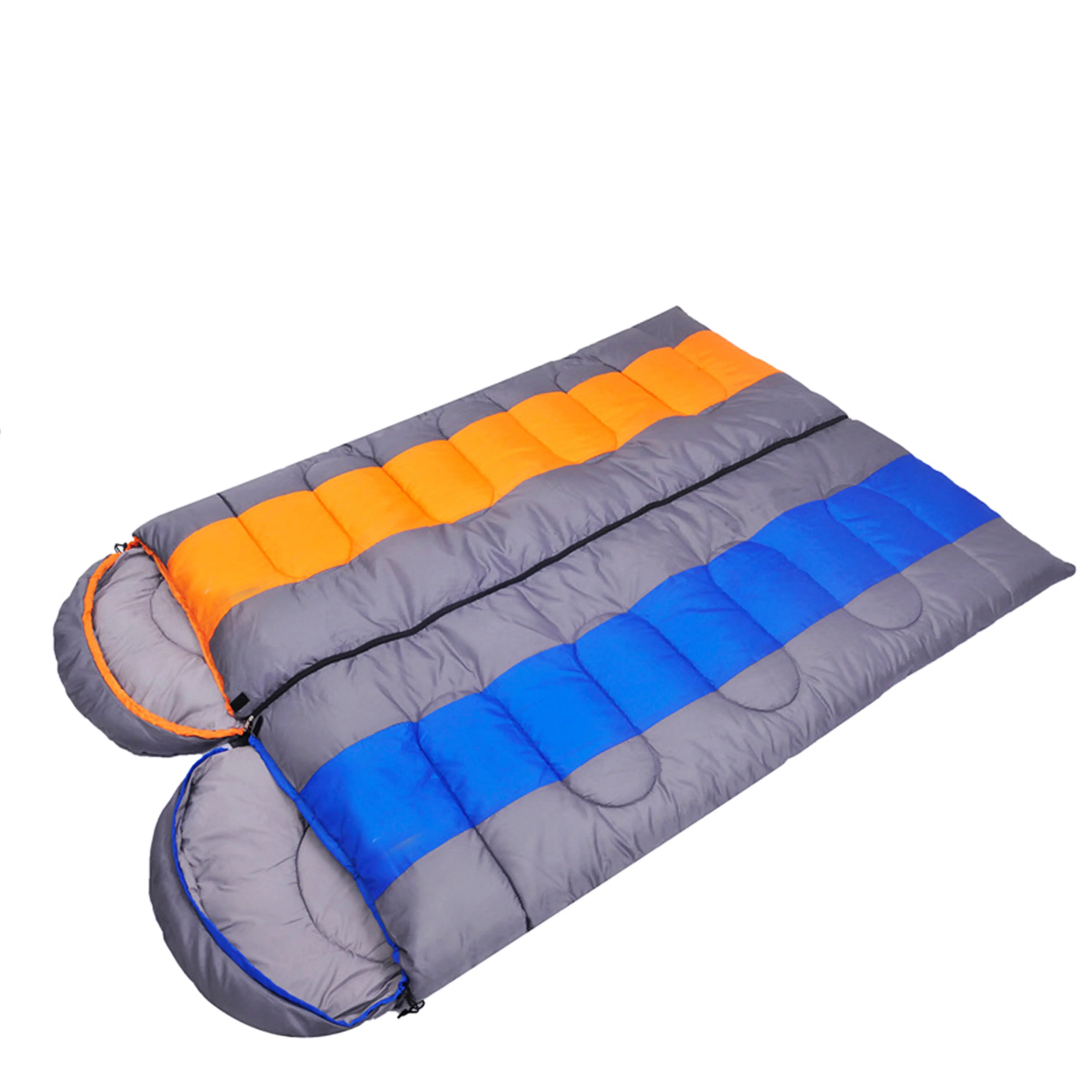 Outdoor 190T 1800g New Envelope Cotton Sleeping Bag Waterproof For Hiking Camping Backpacking Sleeping Bag  30