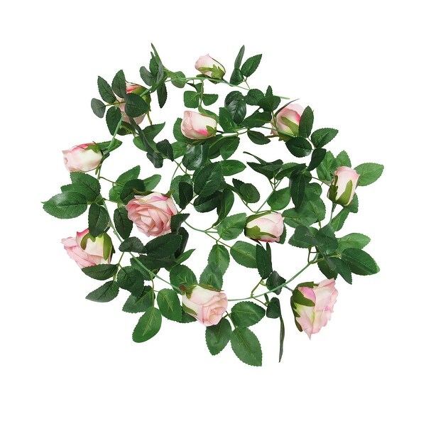 6ft Artificial Rose Flower Garland Hanging Vine