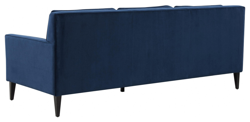 Luna Sapphire Blue Sofa   Midcentury   Sofas   by First of a Kind USA Inc  Houzz