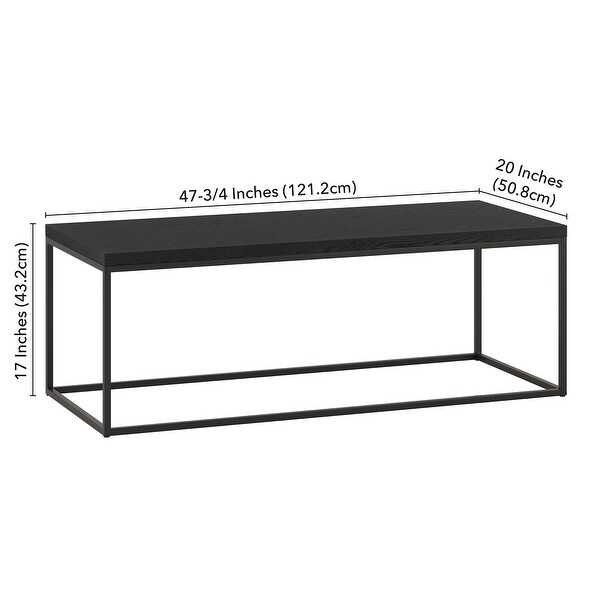 Artur Rectangular Coffee Table with MDF Top