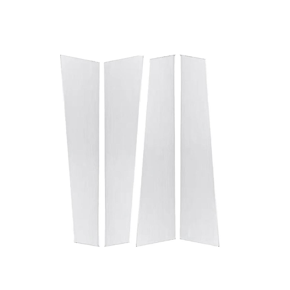 4pcs Exterior Window B Pillar Bright Strip Stickers For S Class 2021-2023 Center Post Aluminum Trim Panel