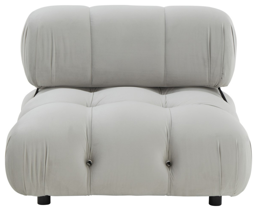 Safavieh Couture Ellamaria Tufted Accent Chair   Transitional   Armchairs And Accent Chairs   by Safavieh  Houzz