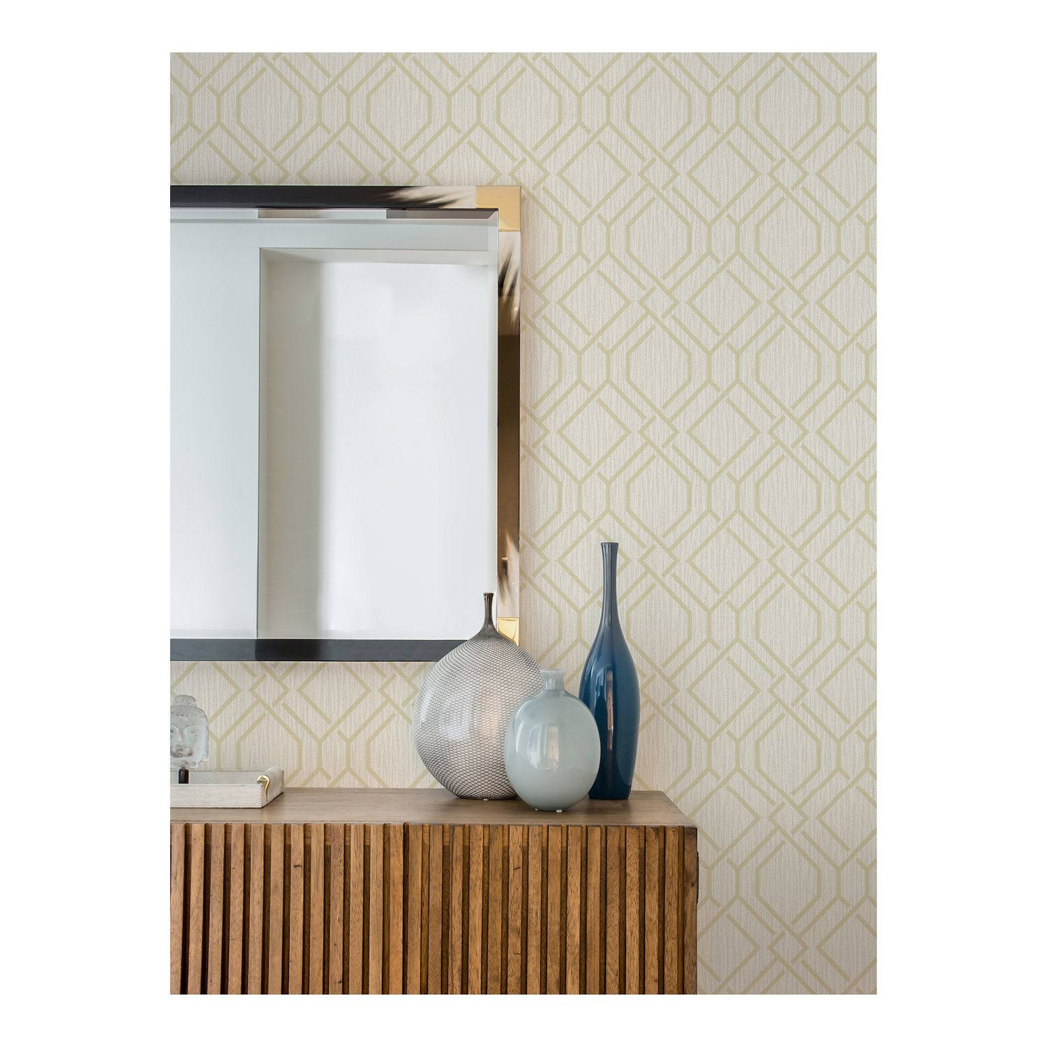 Brewster Home Fashions Trellis Wallpaper