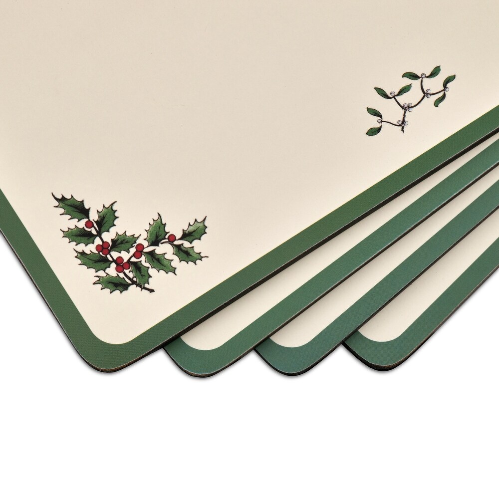 Pimpernel Christmas Tree Placemats Set of 4   15.7 X 11.7\