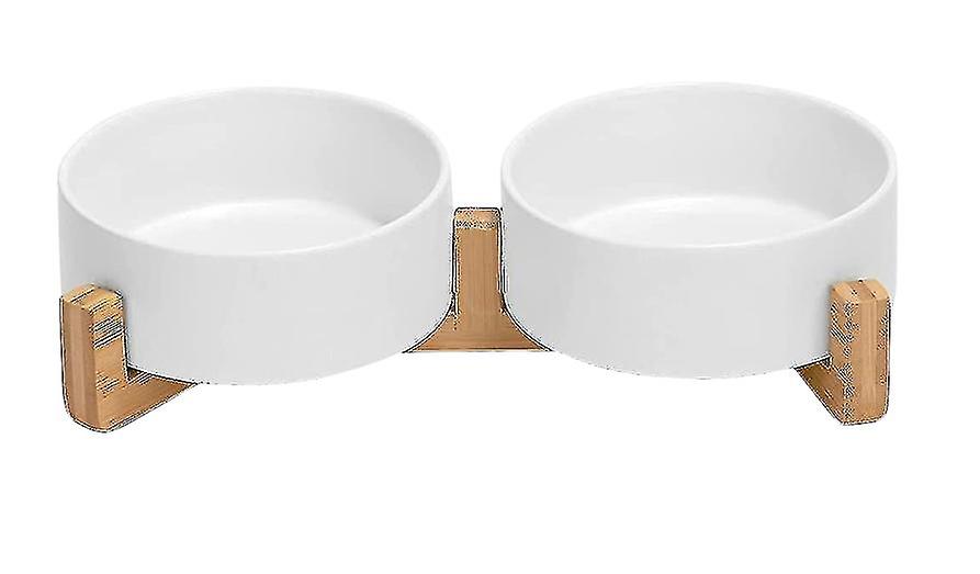 Ceramic Pet Double Bowl