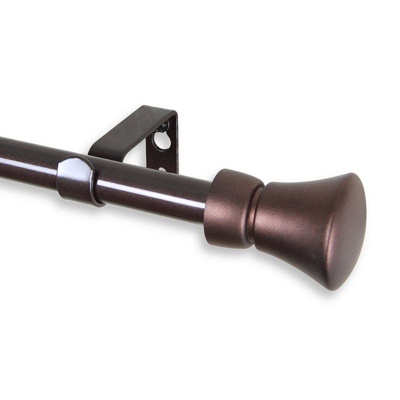 Rod Desyne Cora 5/8 Single Curtain Rod 84 - 120