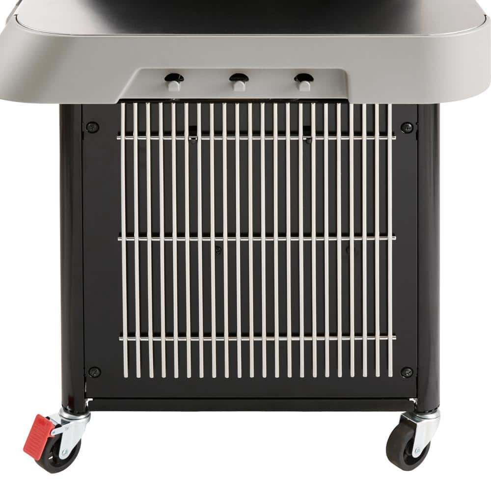 Weber Genesis S-325s 3-Burner Natural Gas Grill in Stainless with Built-In Thermometer 37300001