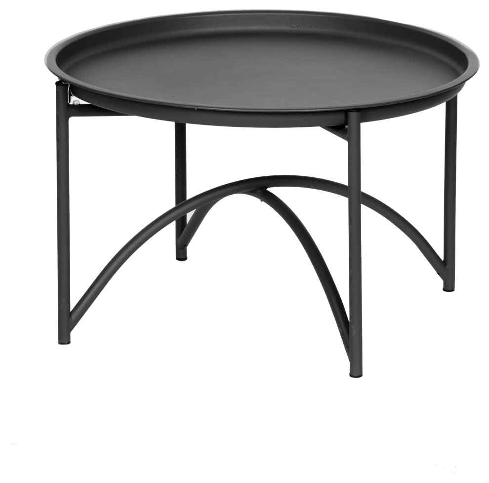 26H x 26W x 16D Black Center Table/ Foot Stool   Transitional   Footstools And Ottomans   by IDEAZ International  LLC  Houzz